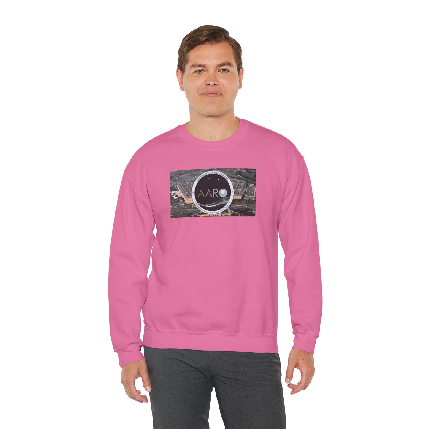 AARO™ Logo - Unisex Heavy Blend Crewneck Sweatshirt