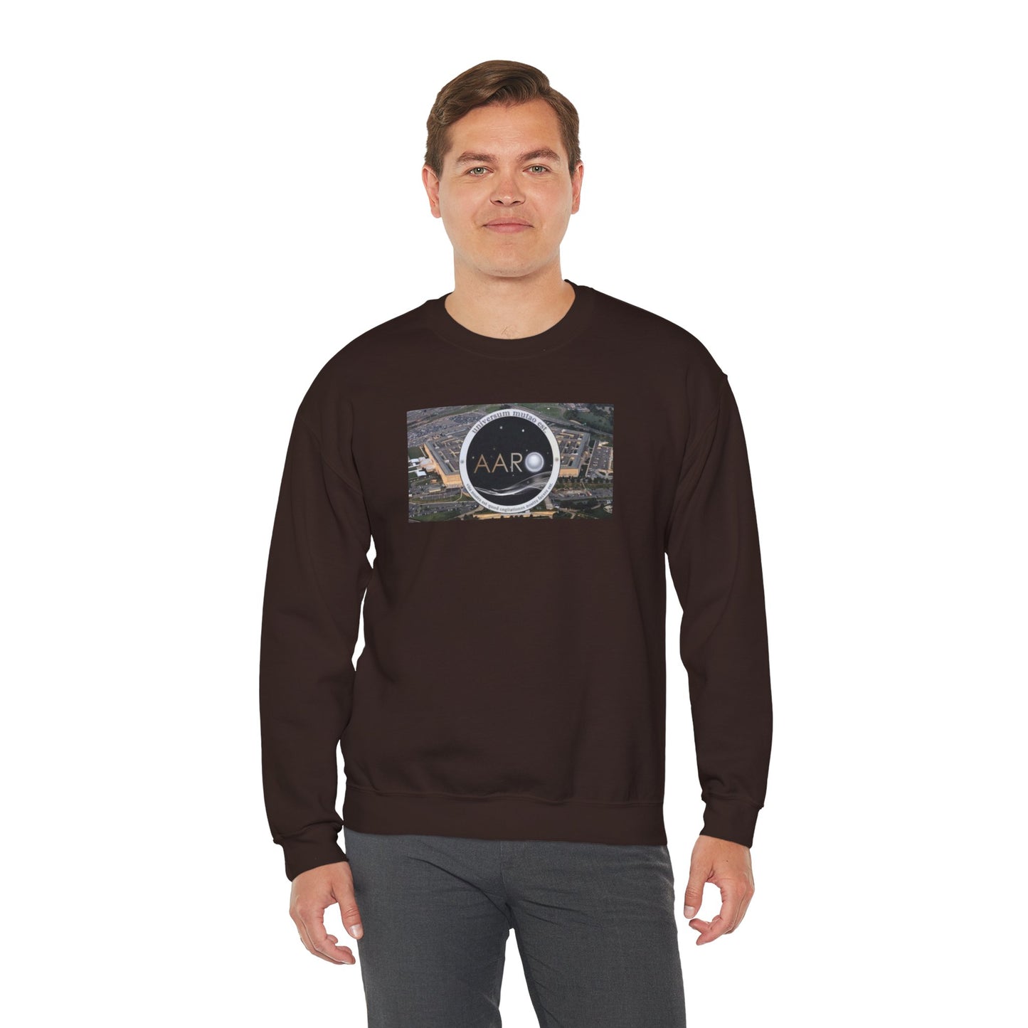 AARO™ Logo - Unisex Heavy Blend Crewneck Sweatshirt