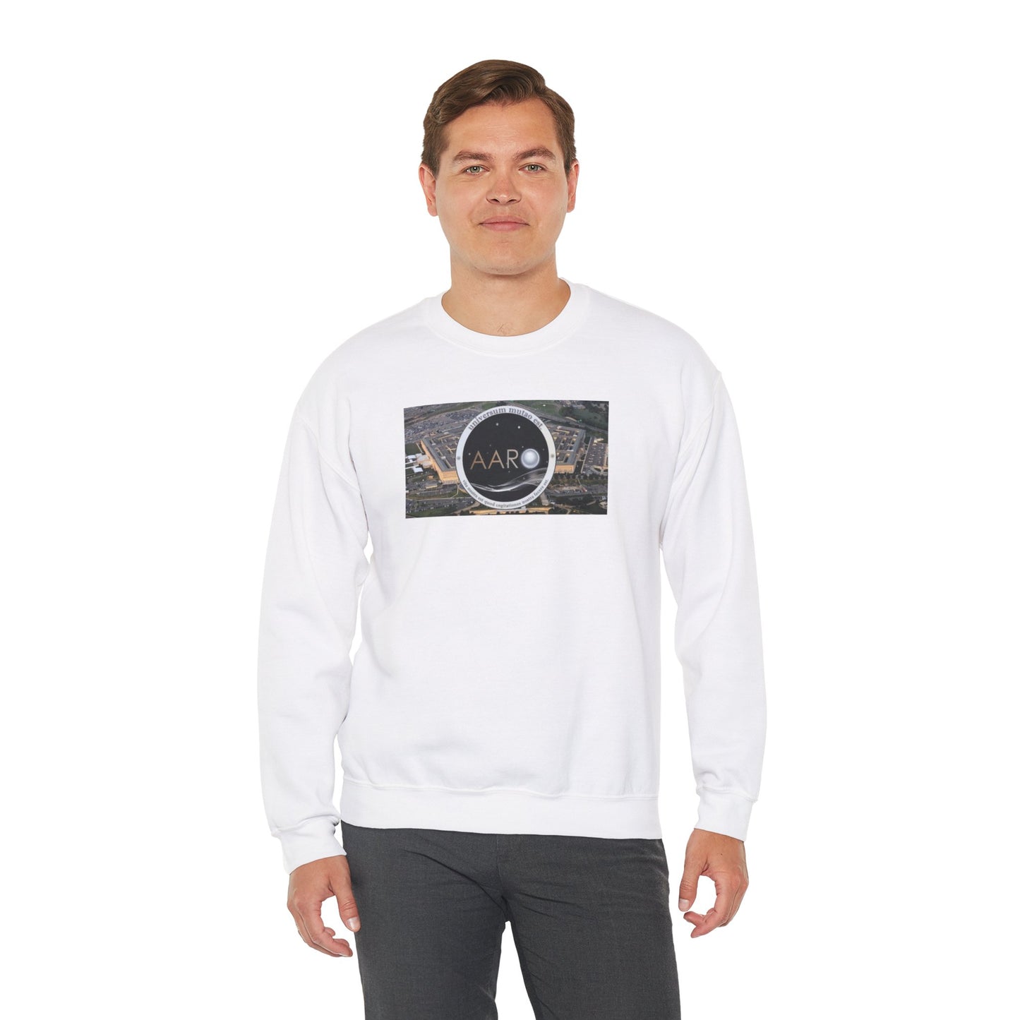 AARO™ Logo - Unisex Heavy Blend Crewneck Sweatshirt