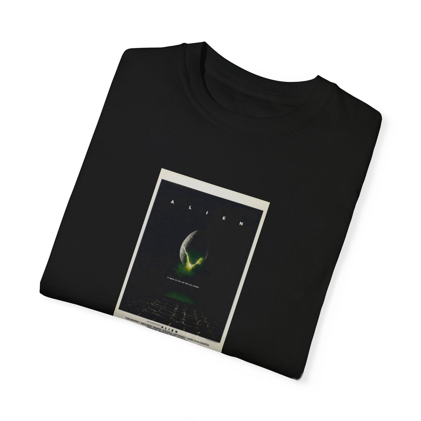 Aliens Movie Poster- Unisex Garment-Dyed T-shirt