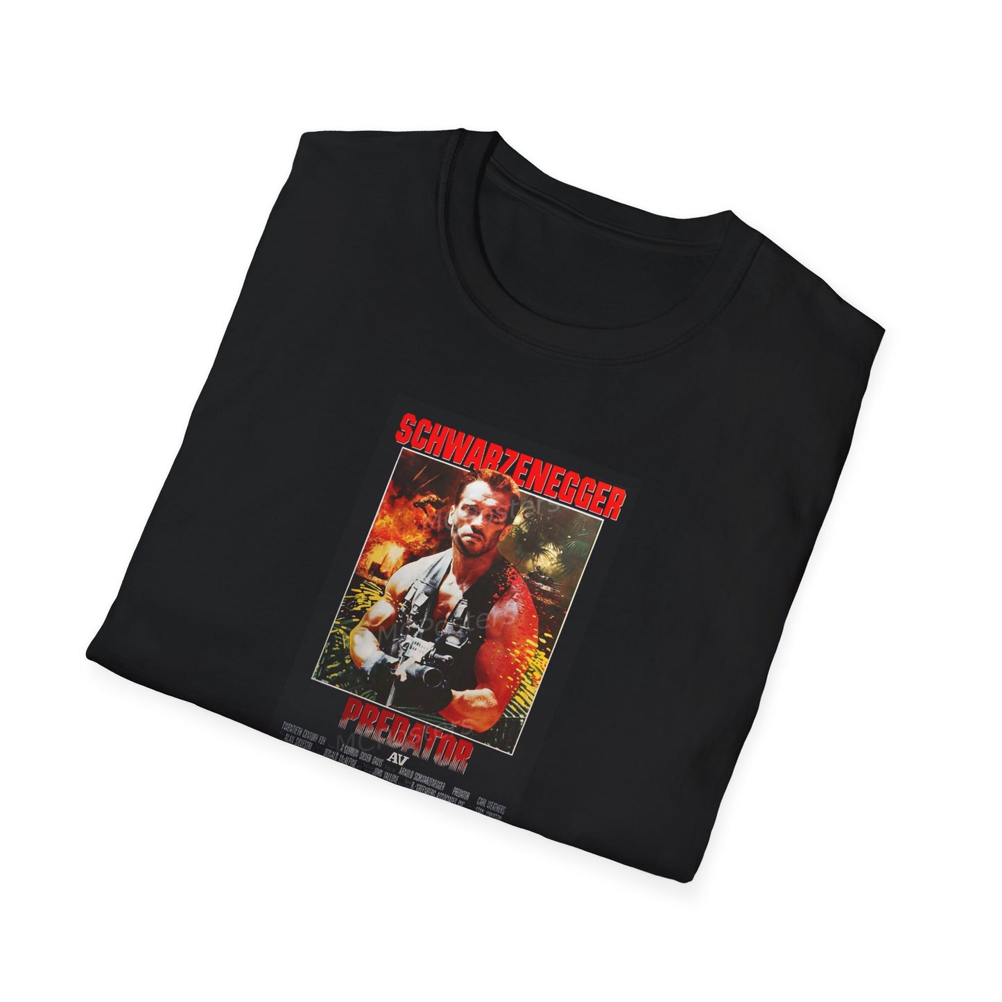 Predator Movie Poster in a Unisex Softstyle T-Shirt