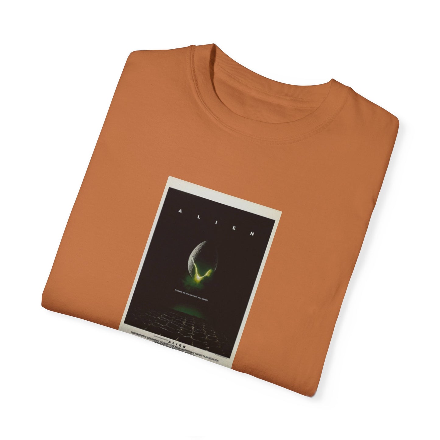 Aliens Movie Poster- Unisex Garment-Dyed T-shirt