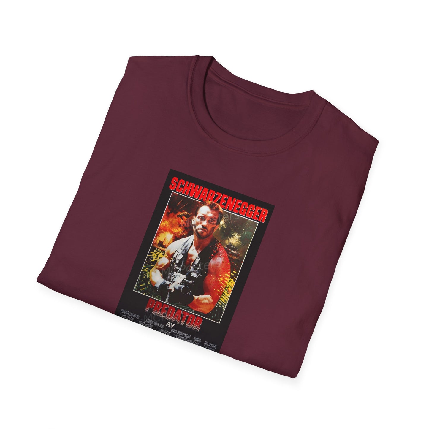 Predator Movie Poster in a Unisex Softstyle T-Shirt