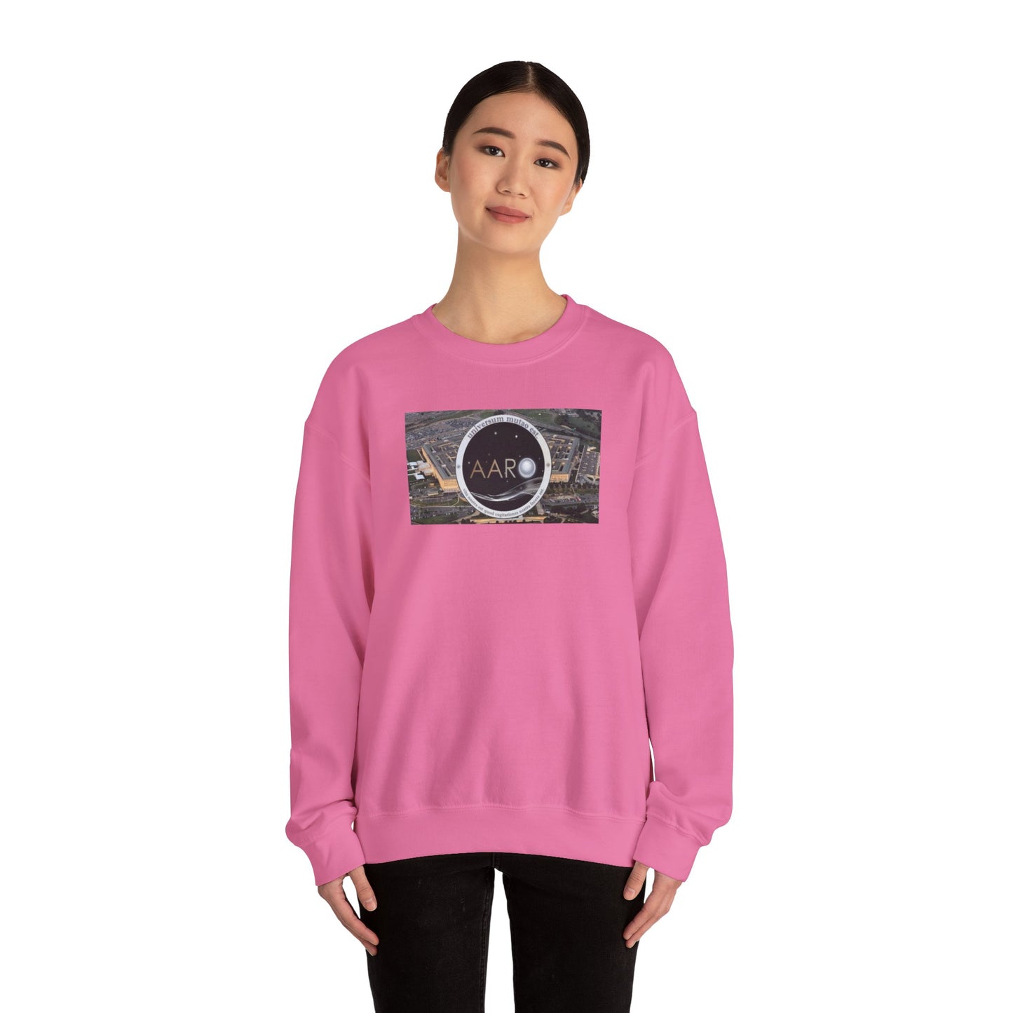 AARO™ Logo - Unisex Heavy Blend Crewneck Sweatshirt