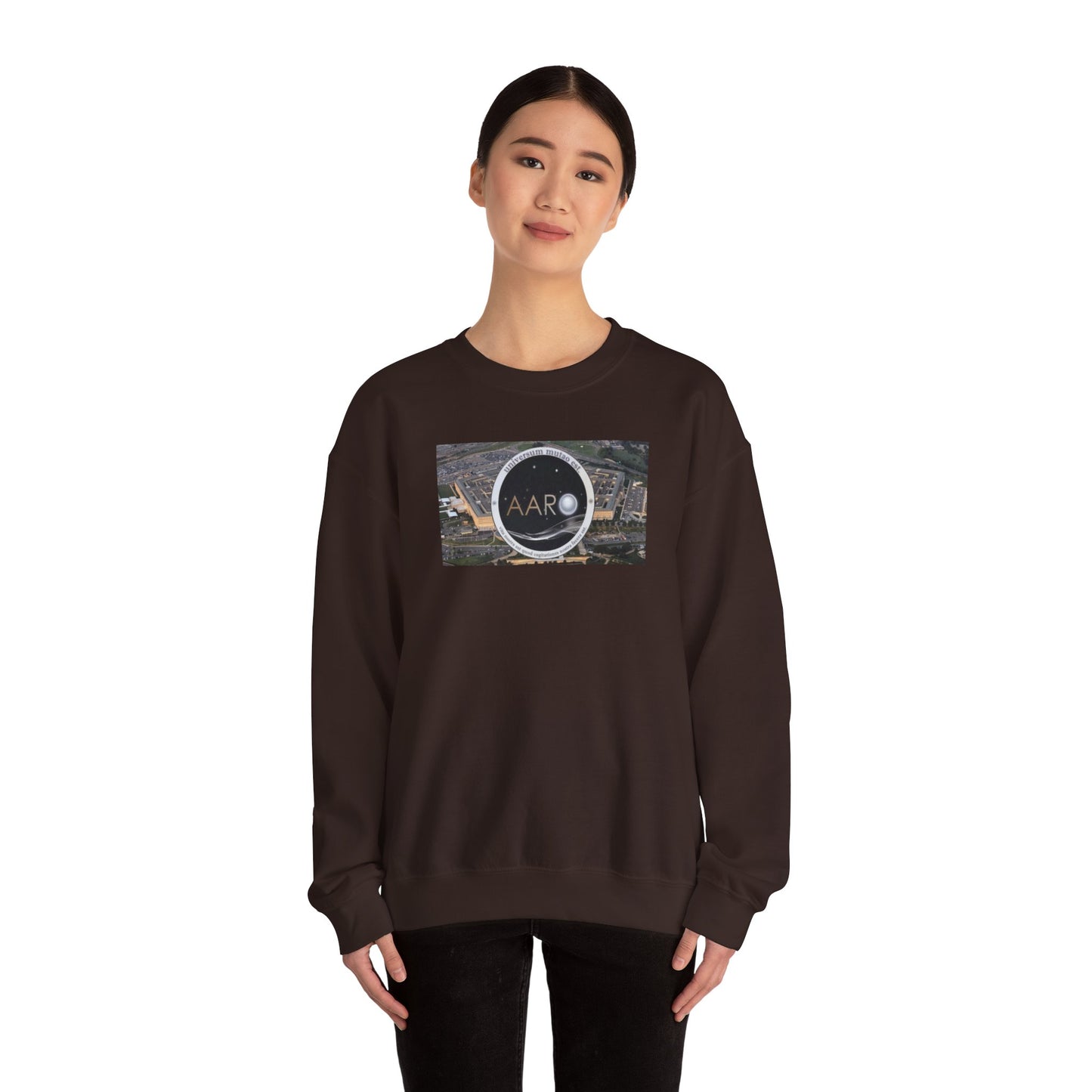 AARO™ Logo - Unisex Heavy Blend Crewneck Sweatshirt