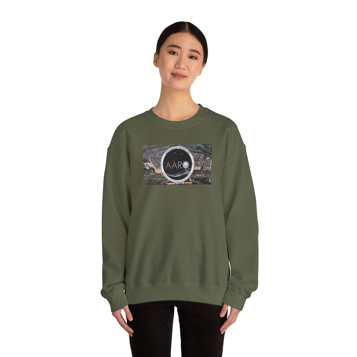 AARO™ Logo - Unisex Heavy Blend Crewneck Sweatshirt