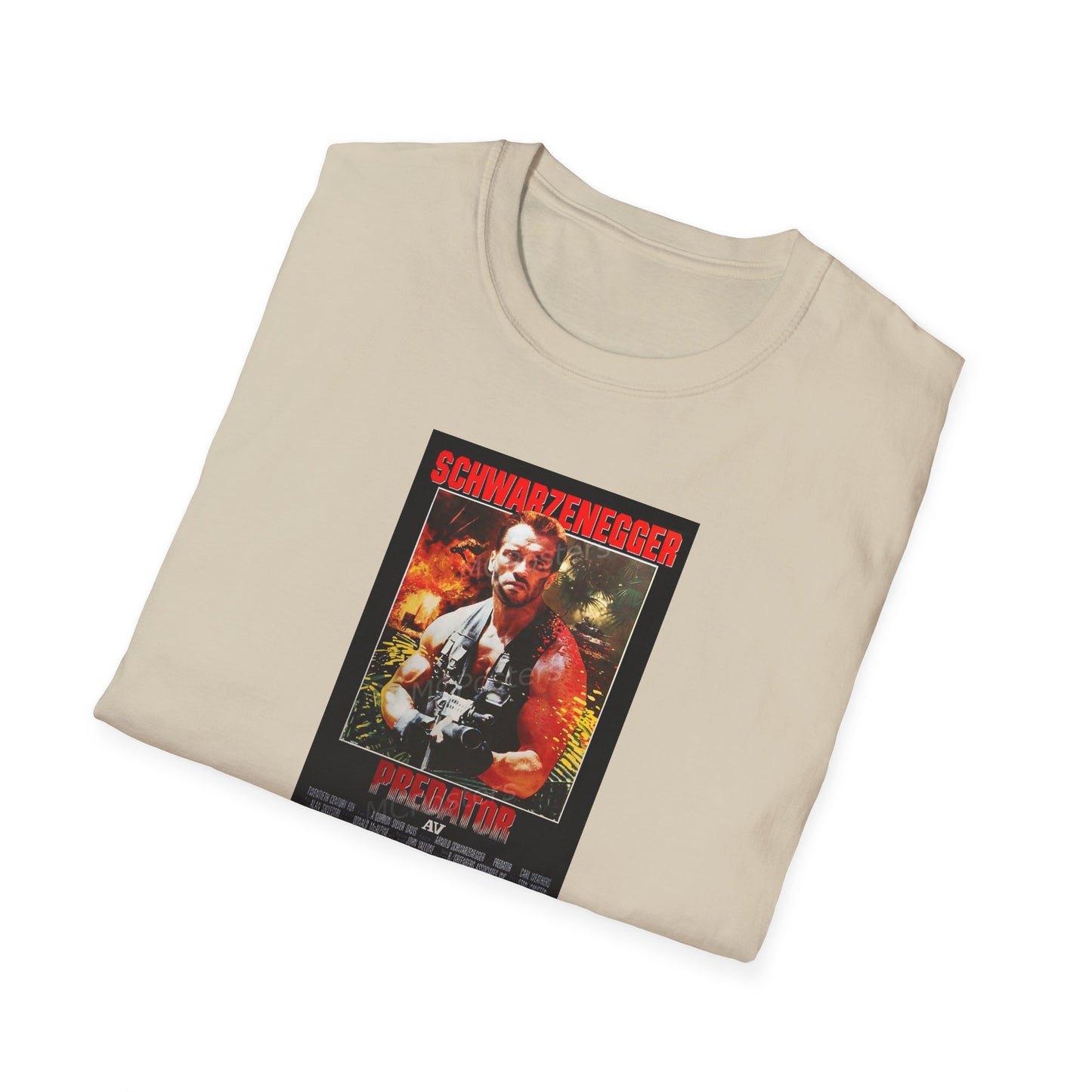 Predator Movie Poster in a Unisex Softstyle T-Shirt