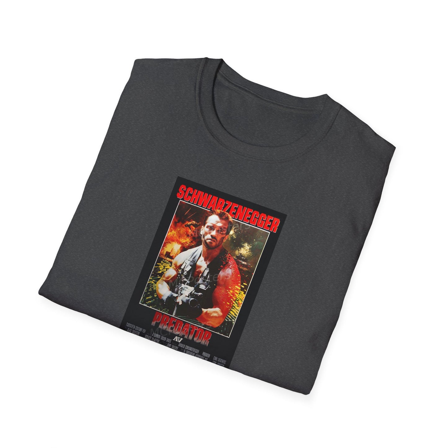 Predator Movie Poster in a Unisex Softstyle T-Shirt