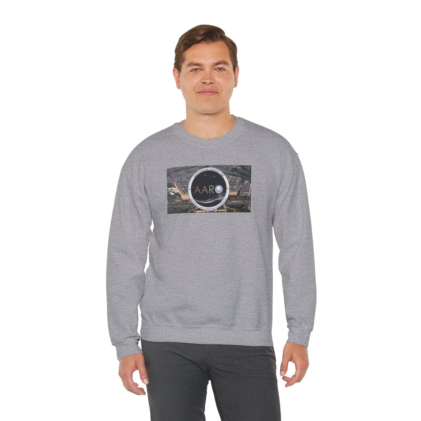 AARO™ Logo - Unisex Heavy Blend Crewneck Sweatshirt