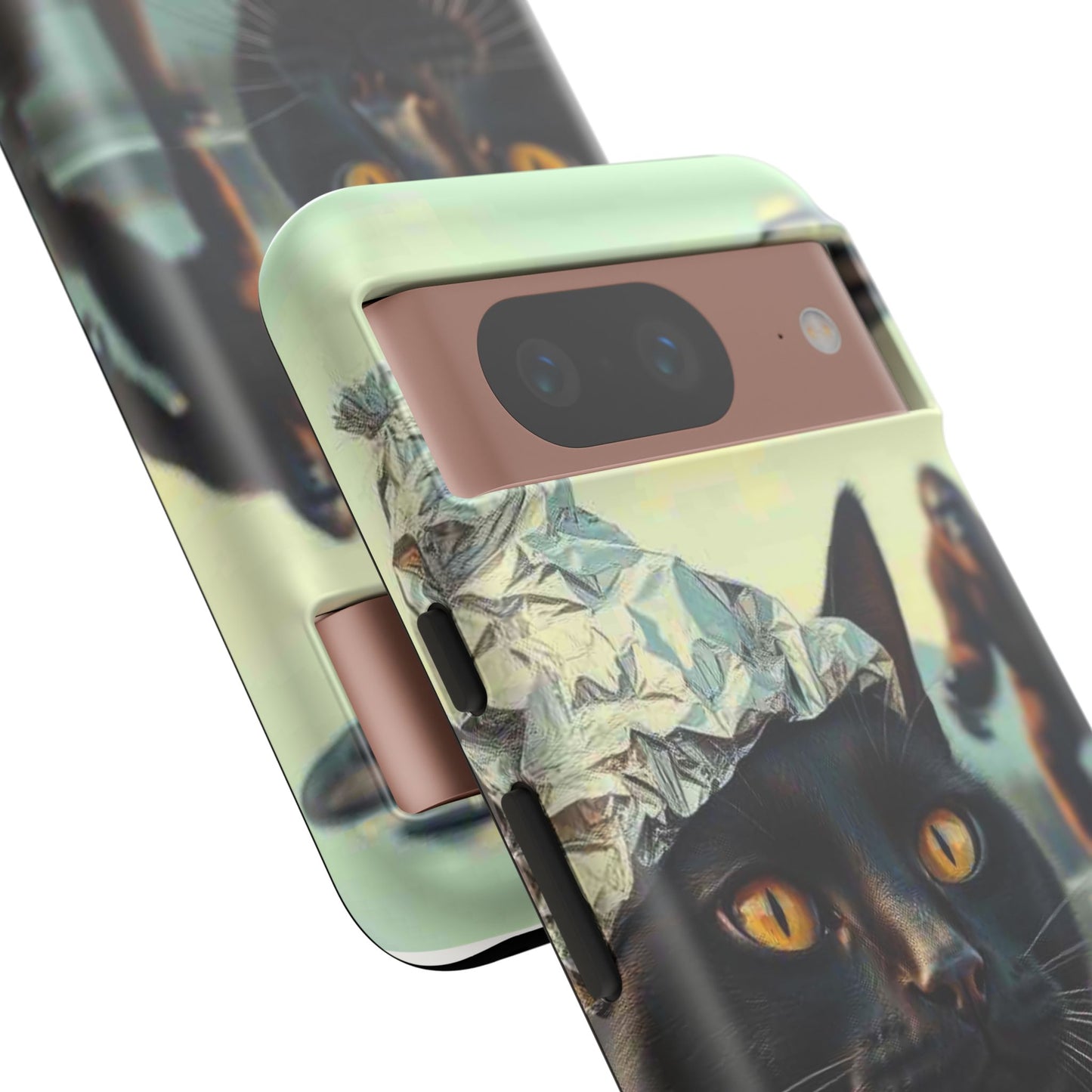 Conspiracy Cat Tough Phone Cases