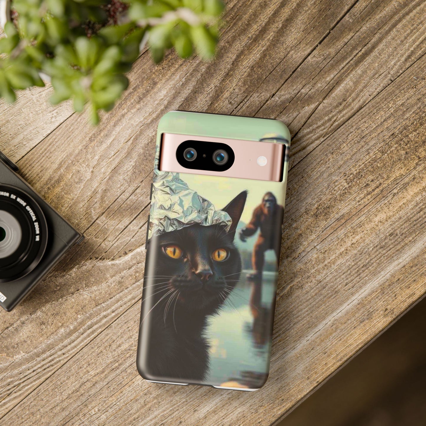 Conspiracy Cat Tough Phone Cases