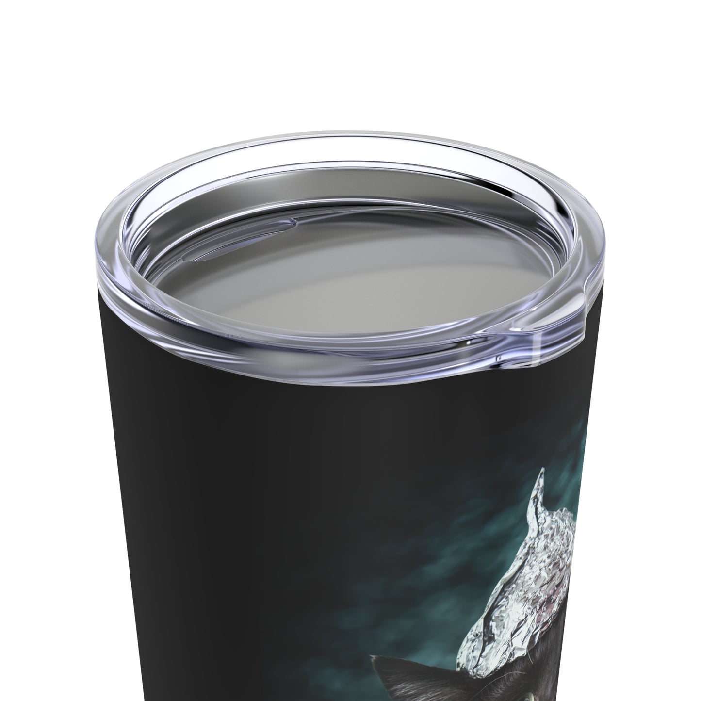 Conspiracy Tin Foil Cat Tumbler 20oz