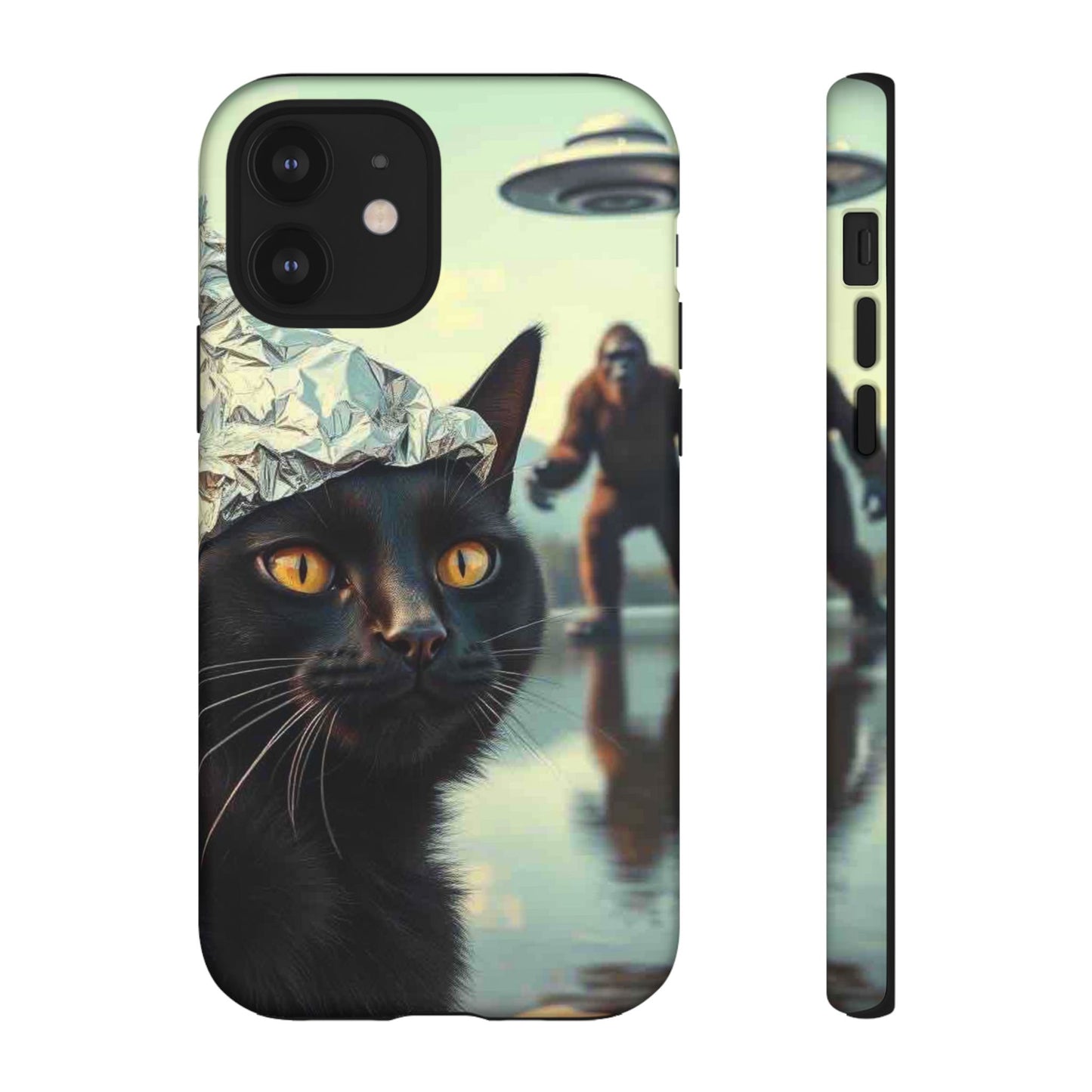 Conspiracy Cat Tough Phone Cases